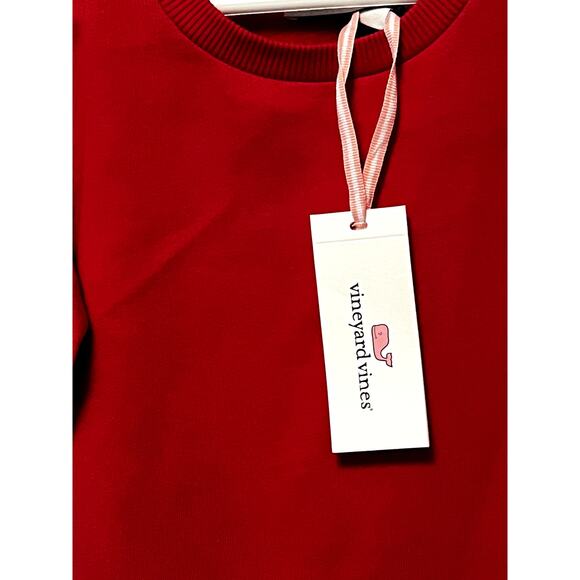 Vineyard Vines Girls Tiered Skirt Velvet Red Knit Dress Size 4T New with Tags - Picture 4 of 6